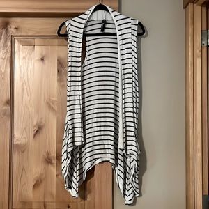 Emerald long cardigan vest